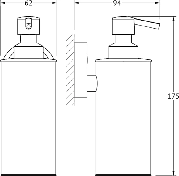 Дозатор для мыла FBS Luxia LUX 011
