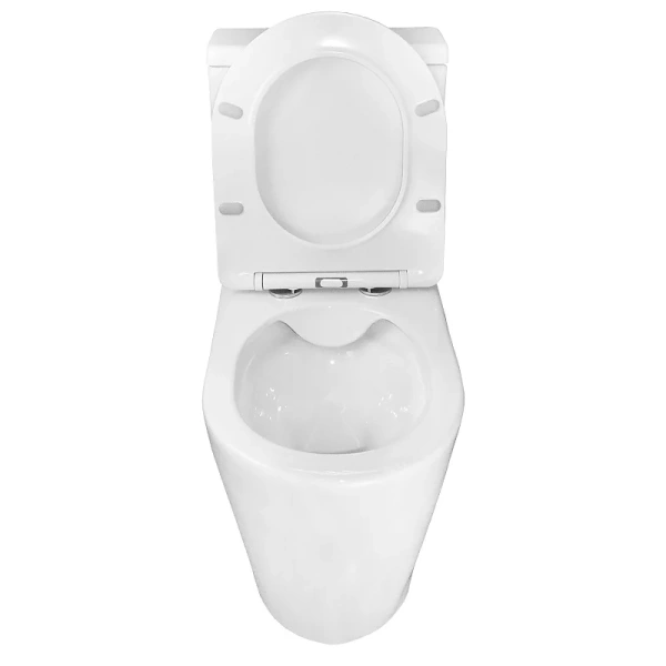 унитаз компакт azario flin az-1363c напольный, безободковый, с бачком и сиденьем микролифт, 59х36.5х79 см, белый