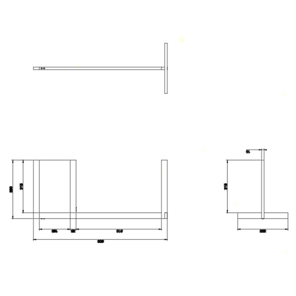 Напольная стойка Gessi Rettangolo 20939#031