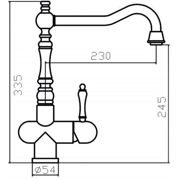 смеситель для кухни zorg inox szr-1017