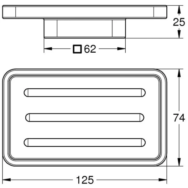 Мыльница Grohe Selection Cube 40806000