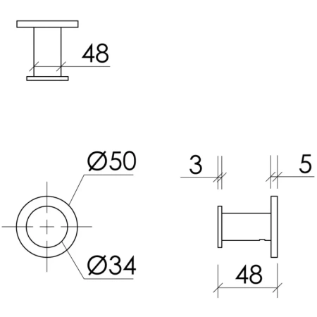 крючок sancos base sc9025ch для ванны, хром