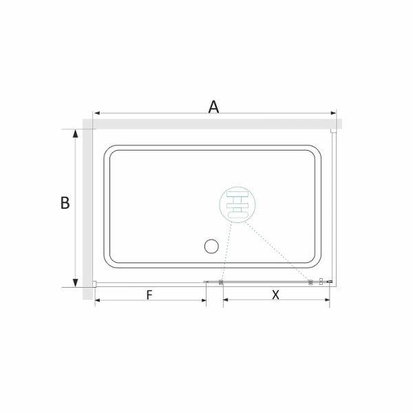 душевой уголок rgw stilvoll sv-42-1 110x80 323242118-011 профиль хром стекло прозрачное