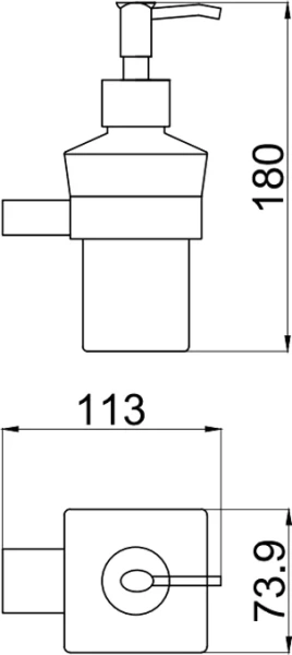 Дозатор для мыла Allen Brau Infinity 6.21006-00 хром
