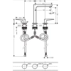 смеситель для раковины с донным клапаном hansgrohe metropol 74515000