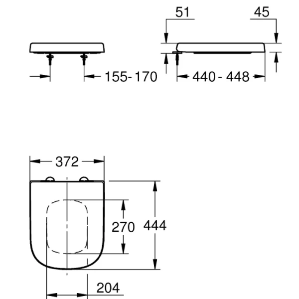 сиденье для унитаза с микролифтом grohe euro ceramic 39330002