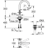 смеситель для раковины с донным клапаном grohe atrio new 21019003