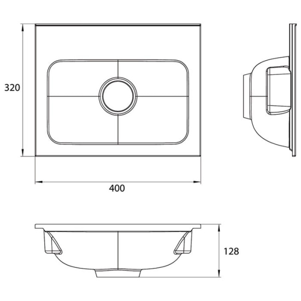 раковина полувстраиваемая emco vanity units 40 9577 114 41 белая