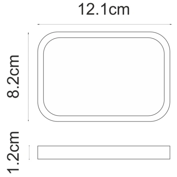 Мыльница WasserKRAFT Paar K-4229 цвет черный