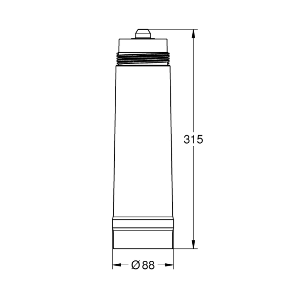 сменный фильтр 1500 л grohe blue m-size 40430001