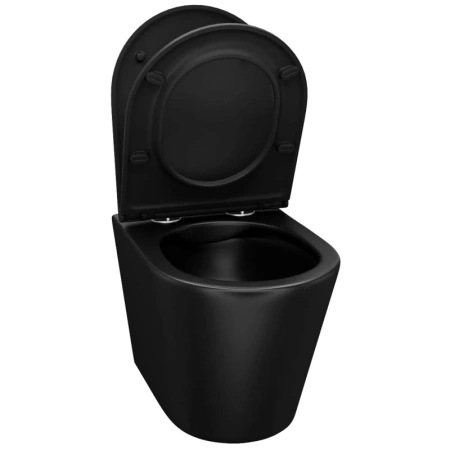 унитаз подвесной iddis calipso calr3bmi25 безободковый, с микролифтом