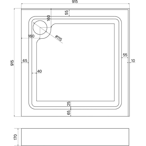 акриловый поддон для душа iddis optima home 90x90 oph1ws9i22 белый