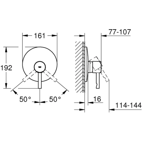 смеситель для душа grohe essence 19286000