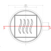 душевой трап 144x144/50 мм pestan confluo standard tide 1 13000001, хром