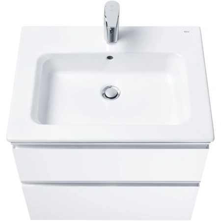 тумба белый глянец 58,5 см roca the gap a857397806