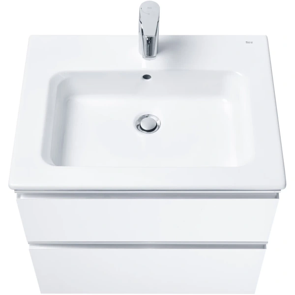 тумба белый глянец 58,5 см roca the gap a857397806