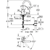 смеситель для раковины с донным клапаном grohe eurosmart cosmopolitan 32830001