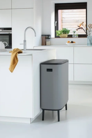 мусорное ведро brabantia bo hi 130663 30 + 30л