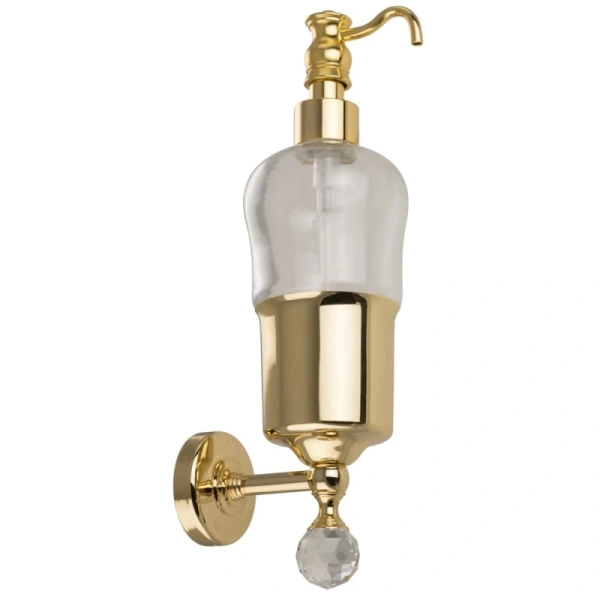 Дозатор для мыла Migliore Amerida 16596 золото с кристаллом Swarovski