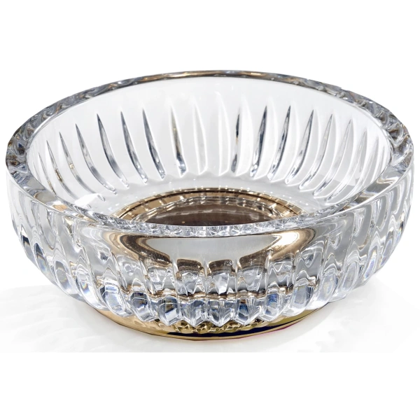 Мыльница 3SC Elegance EL01ACRGO, цвет прозрачная | золото