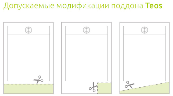 душевой поддон из литьевого мрамора 90x80 см radaway teos f white htf9080-04