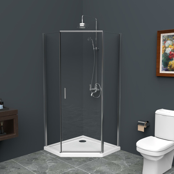 душевой уголок belbagno uno 80х80 uno-195-p-1-80-c-cr профиль хром стекло прозрачное