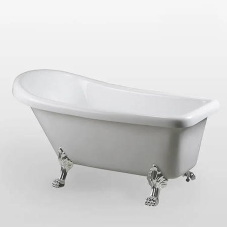 акриловая ванна cerutti spa vito 155x74 ct9320 без гидромассажа