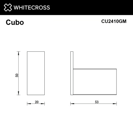 крючок whitecross cubo cu2410gm оружейная сталь