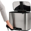 мусорное ведро brabantia bo pedal bin 121128 11 + 11 + 11 л