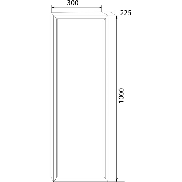 шкаф пенал marka one milacco 30п r у83982 pure white