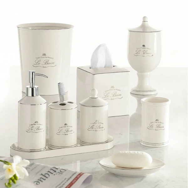 Дозатор для мыла Kassatex Le Bain White ALB-LD-W