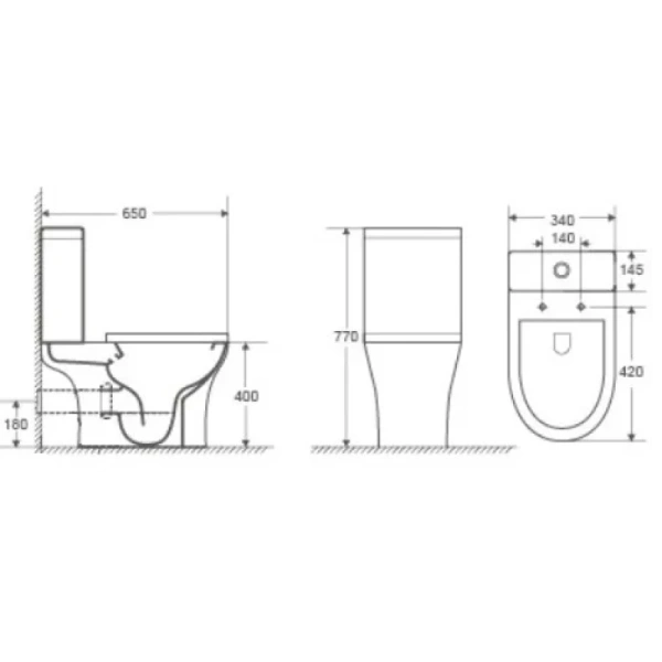 унитаз компакт cerutti spa ct7193 с бачком и сиденьем микролифт