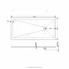 душевой поддон из искусственного камня rgw st-co 100х80 бетон/цемент