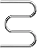 Полотенцесушитель Point М-образный PN37664 водяной, 60x40 см, хром