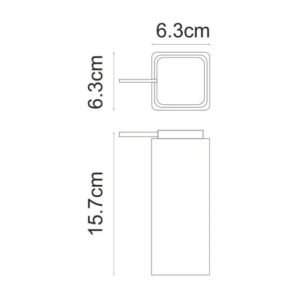 Дозатор для мыла WasserKRAFT Ems K-16991 белый