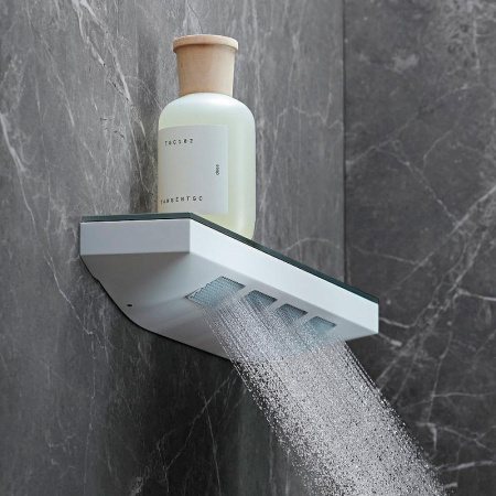 боковой душ hansgrohe rainfinity 500 1jet с полкой, хром