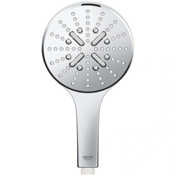 ручной душ 130 мм grohe rainshower smartactive 26574000