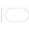 Зеркало 140x80 Cezares Giubileo CZR-SPC-GIUBILEO-1400-800-TCH-WARM