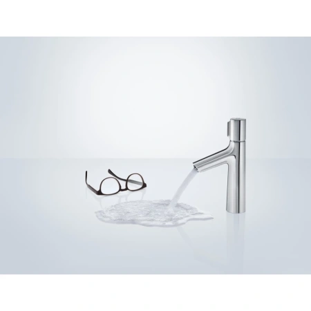 смеситель для раковины 100 без донного клапана hansgrohe talis select s 72043000