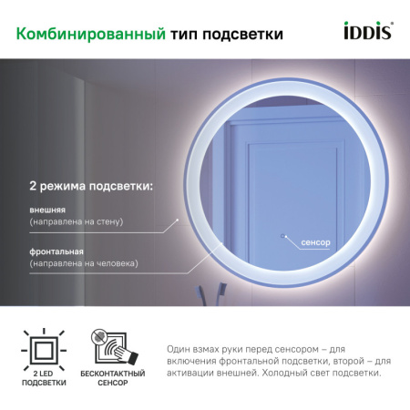 Зеркало круглое IDDIS Esper ESP600Ri98 60 круглое