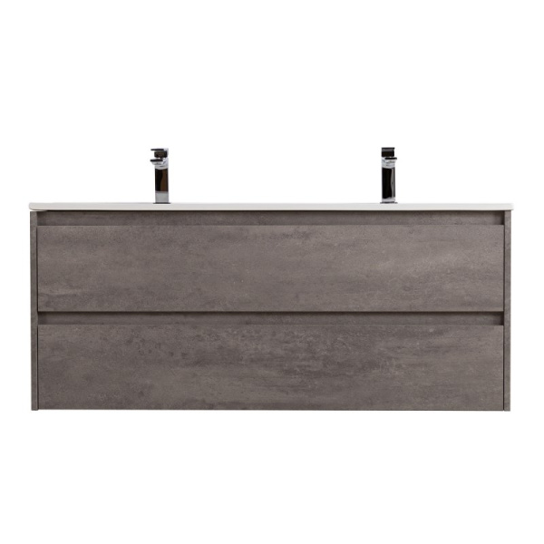 раковина полувстраиваемая двойная belbagno etna bb1200-2-etl цвет белый.