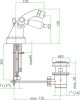 смеситель для биде fiore coloniale 02cr0632