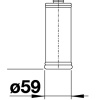 дозатор для моющего средства blanco lato 525814 хром/белый