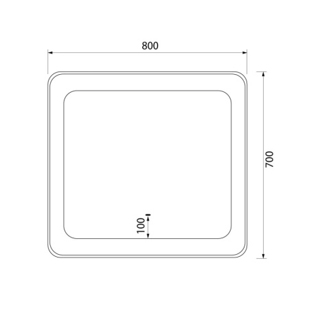 Зеркало IDDIS Esper 80 ESP8000i98