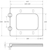 сиденье для унитаза cezares cadro czr-4823-sc с микролифтом