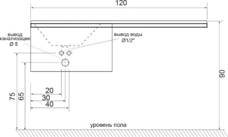 раковина над стиральной машиной цвет и стиль персона нф-00007663 120 l