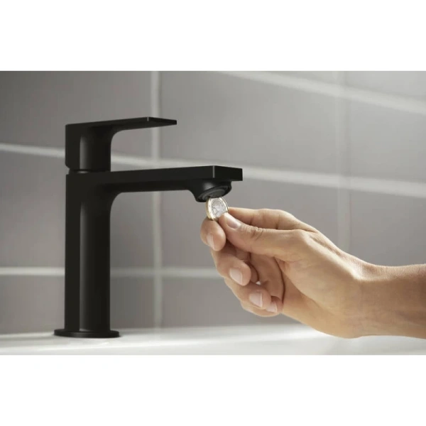 смеситель для раковины с донным клапаном coolstart hansgrohe rebris e 72589670