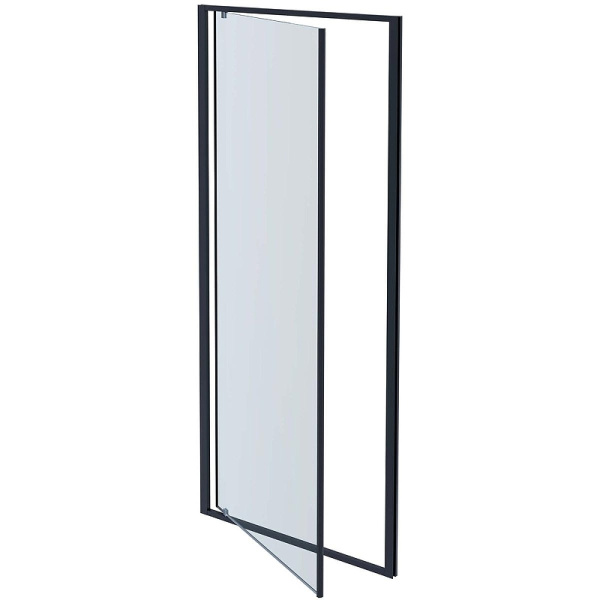 душевая дверь aquatek 100 aq ari pi 10020gm профиль оружейная сталь стекло прозрачное