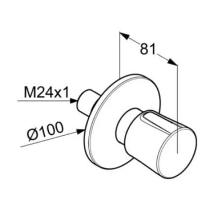 запорный вентиль kludi balance 528150575