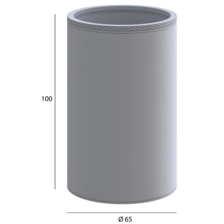 стакан для зубных щеток boheme uno 10982-brb настольный, бронза матовая